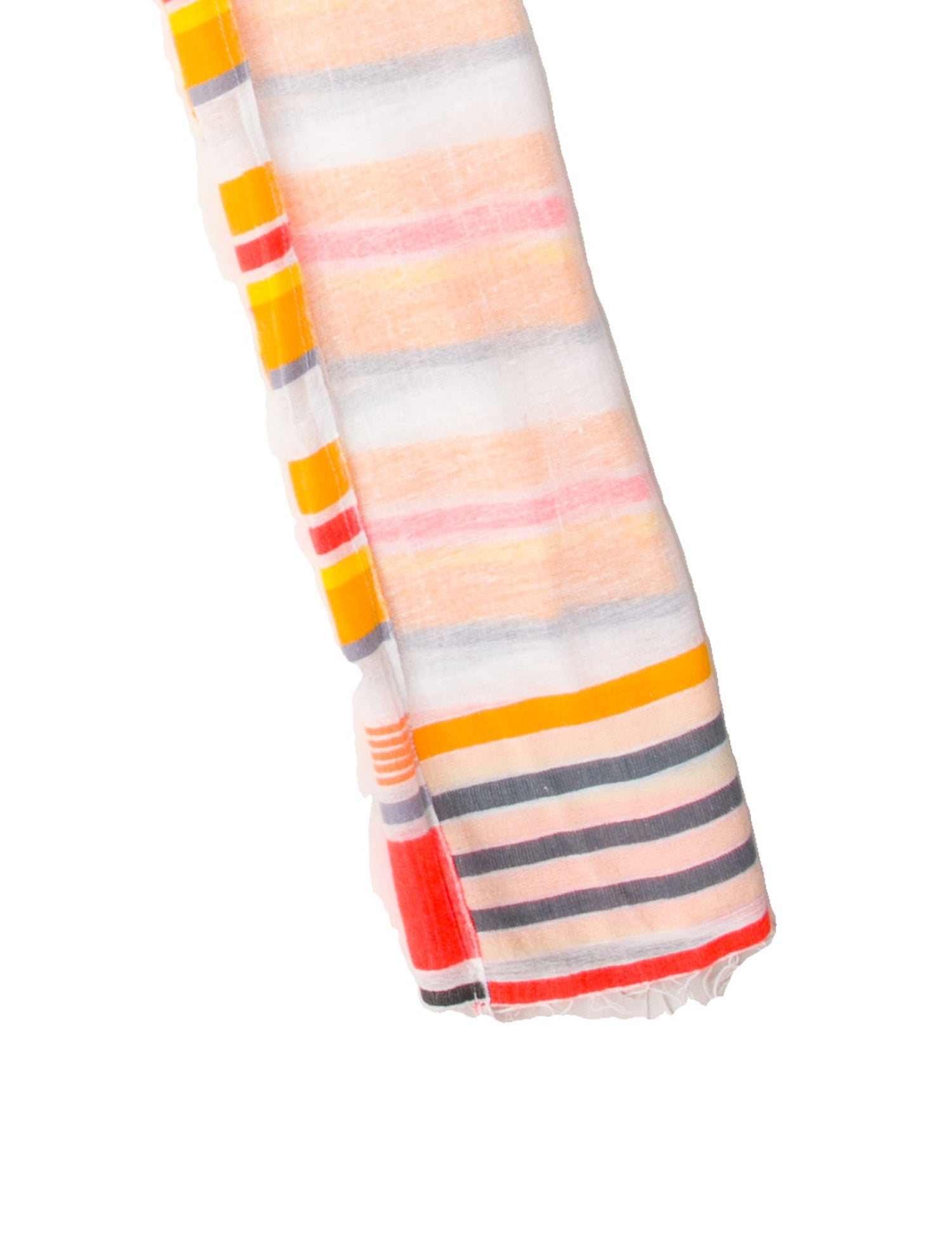 Lemlem Striped Fringe Trim Accent Cover-Up