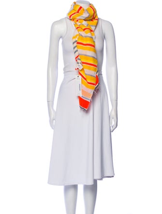 Lemlem Striped Fringe Trim Accent Cover-Up