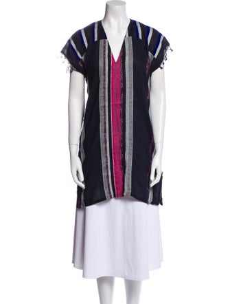 Lemlem Printed Raw-Edge Trim Cover-Up