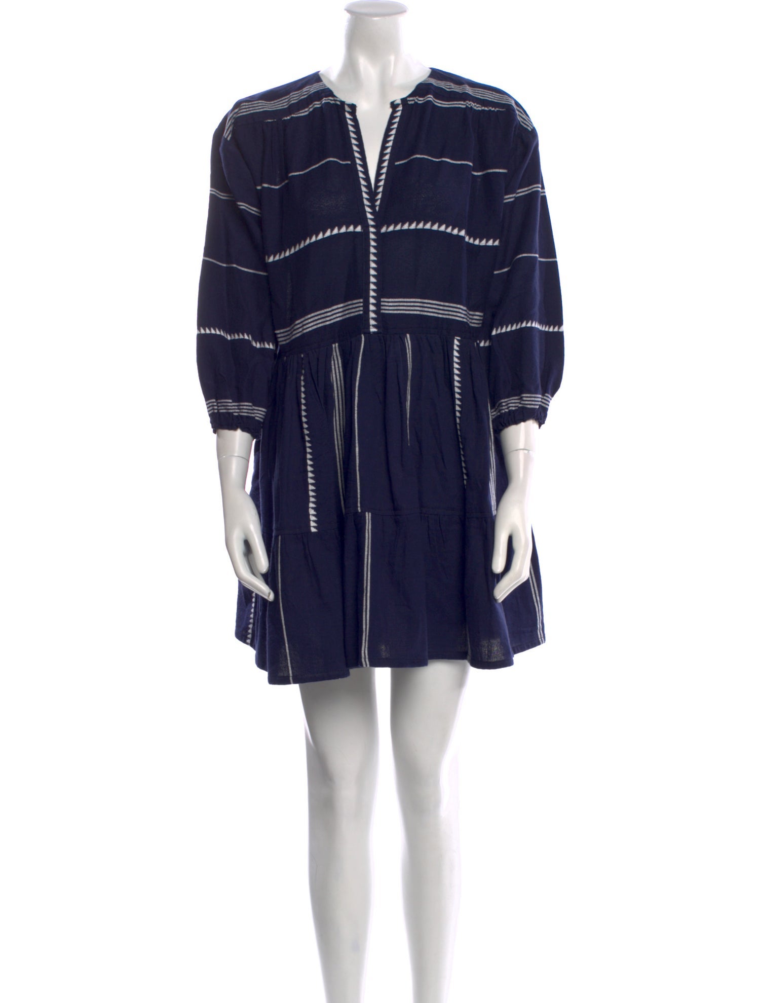 Lemlem V-Neck Mini Dress