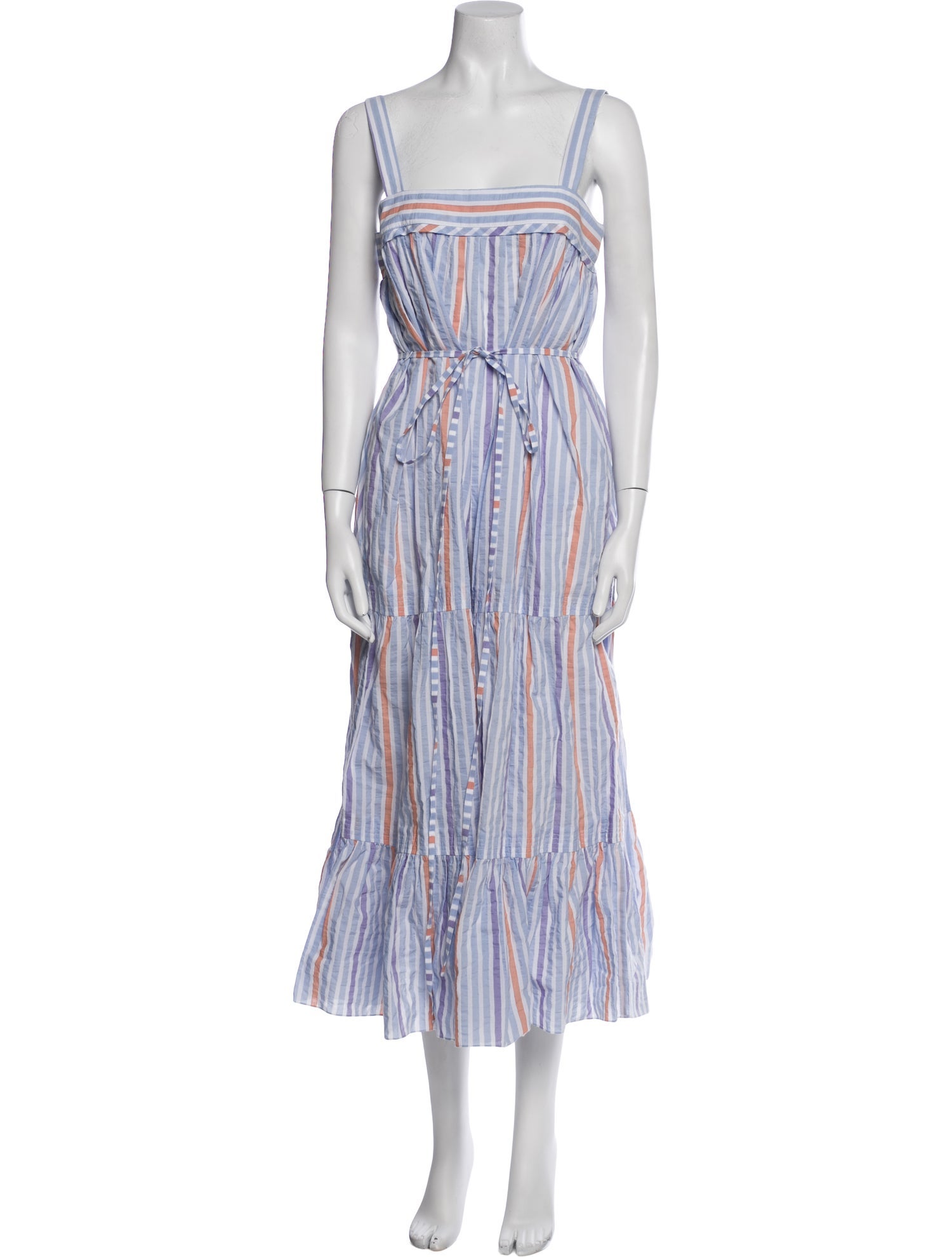 Lemlem Striped Midi Length Dress
