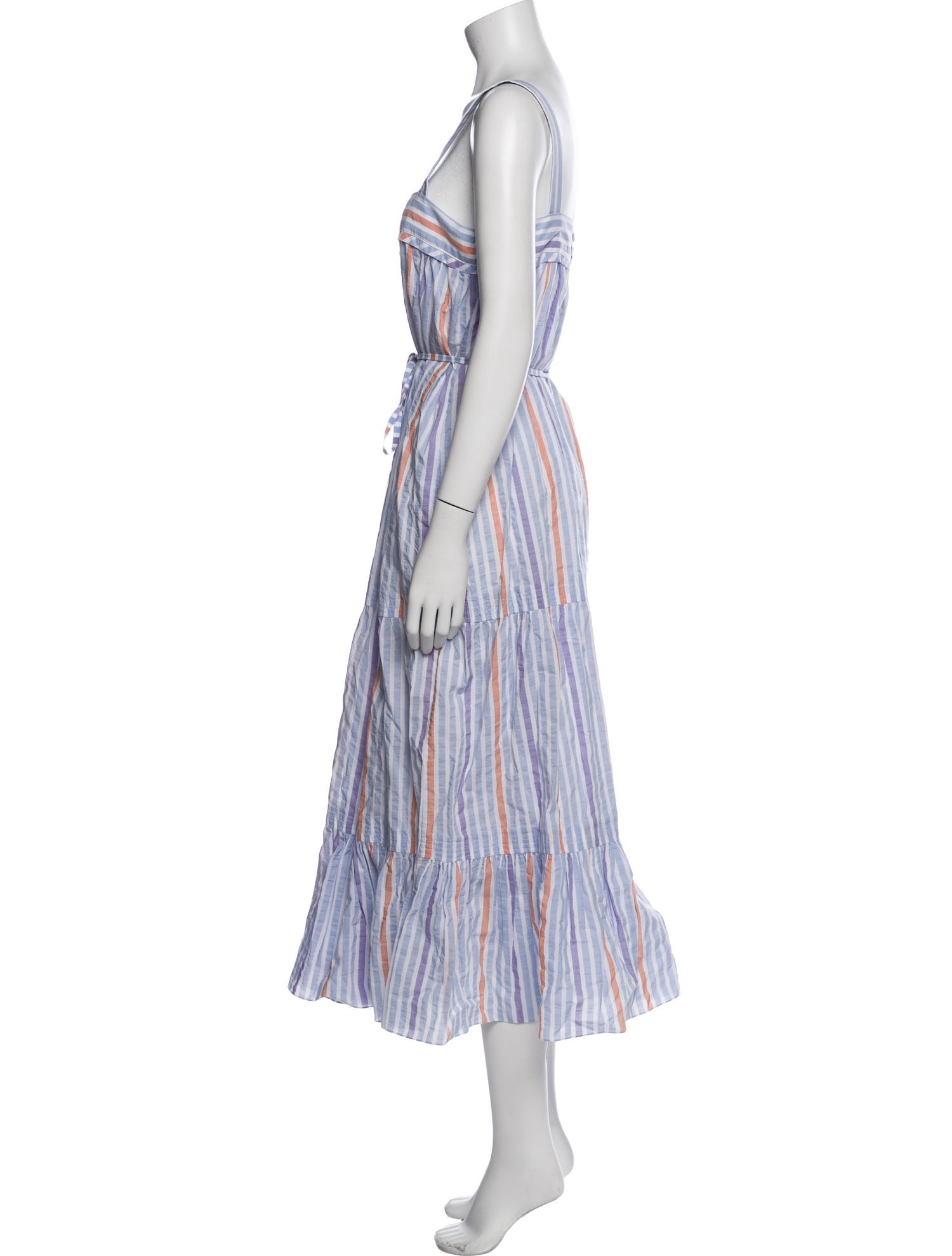 Lemlem Striped Midi Length Dress