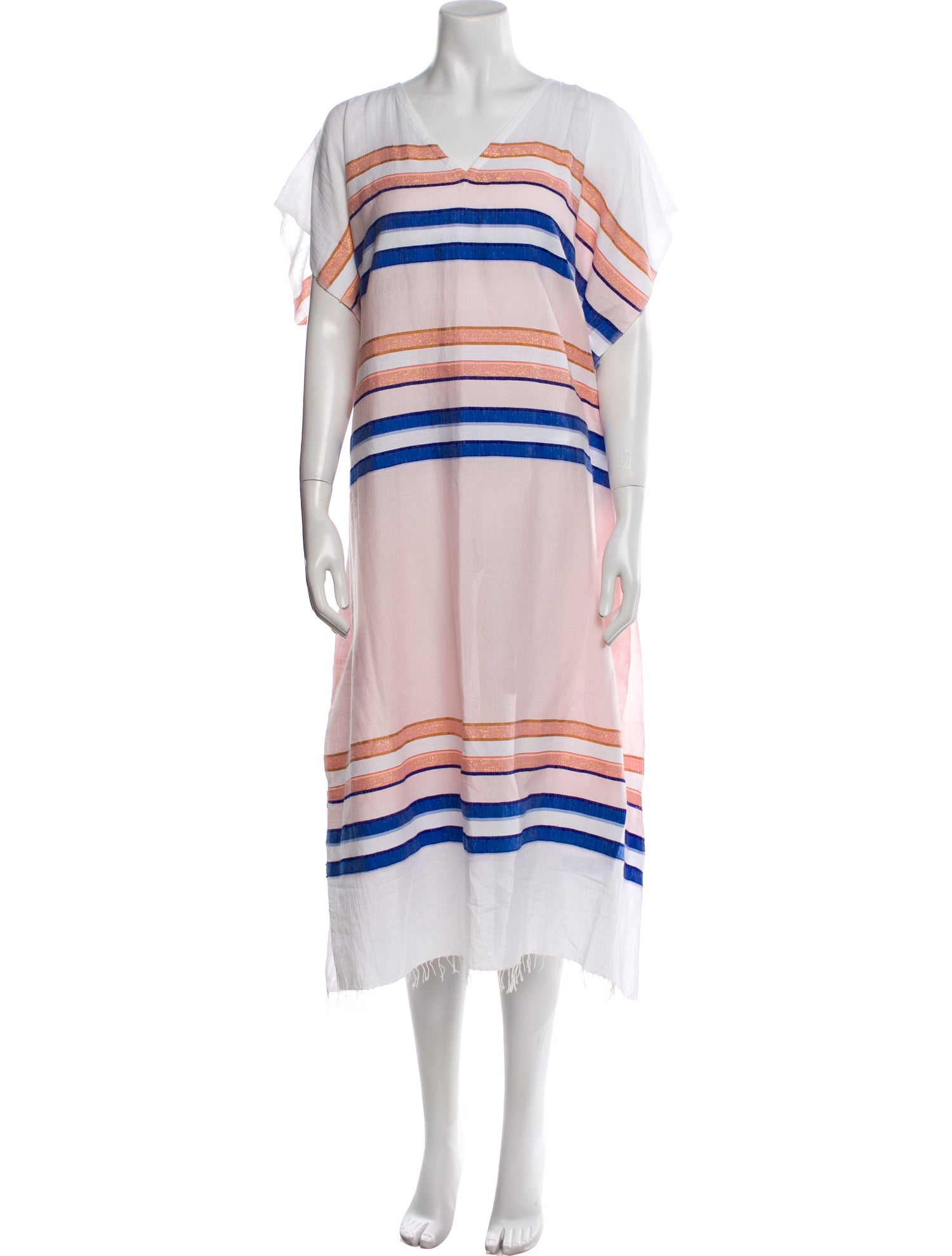 Lemlem Striped Glitter Accents Cover-Up