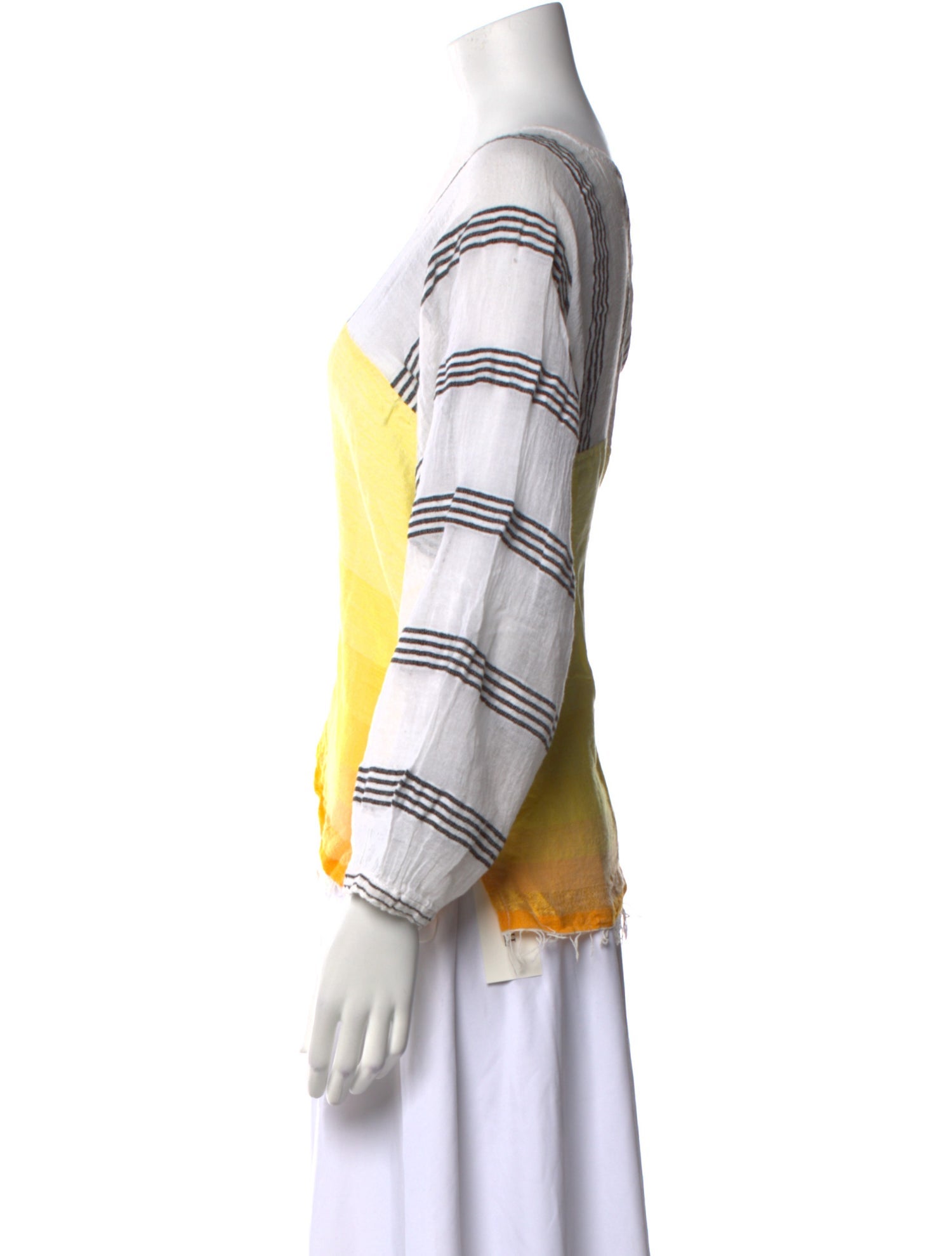 Lemlem Striped V-Neck Top