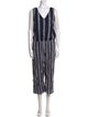 Lemlem Striped V-Neck Jumpsuit