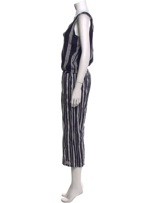 Lemlem Striped V-Neck Jumpsuit