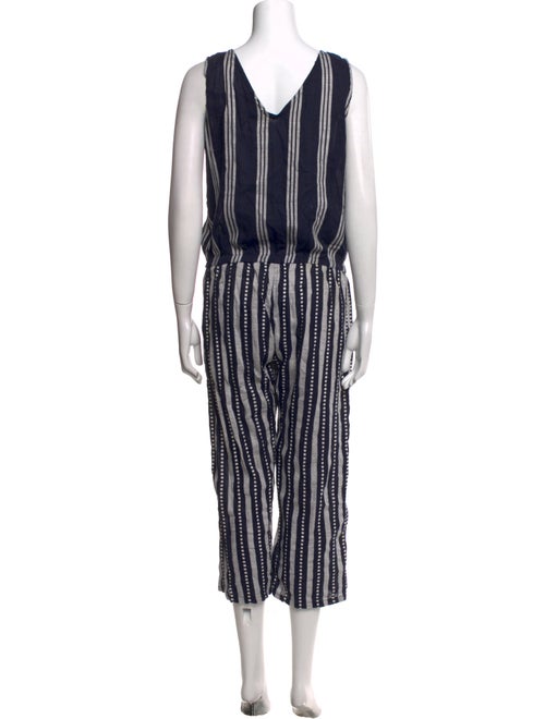 Lemlem Striped V-Neck Jumpsuit