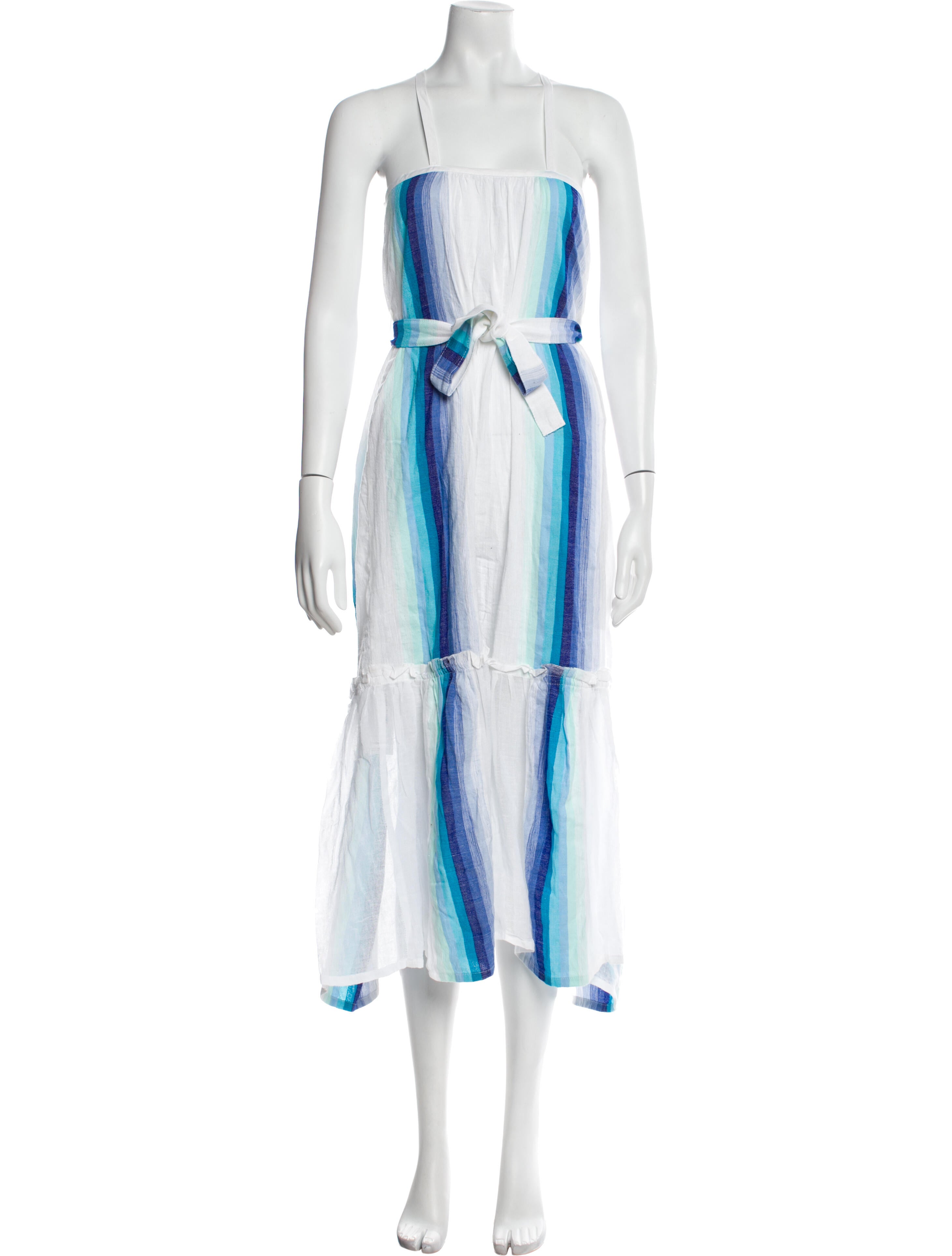 Lemlem Square Neckline Long Dress w/ Tags