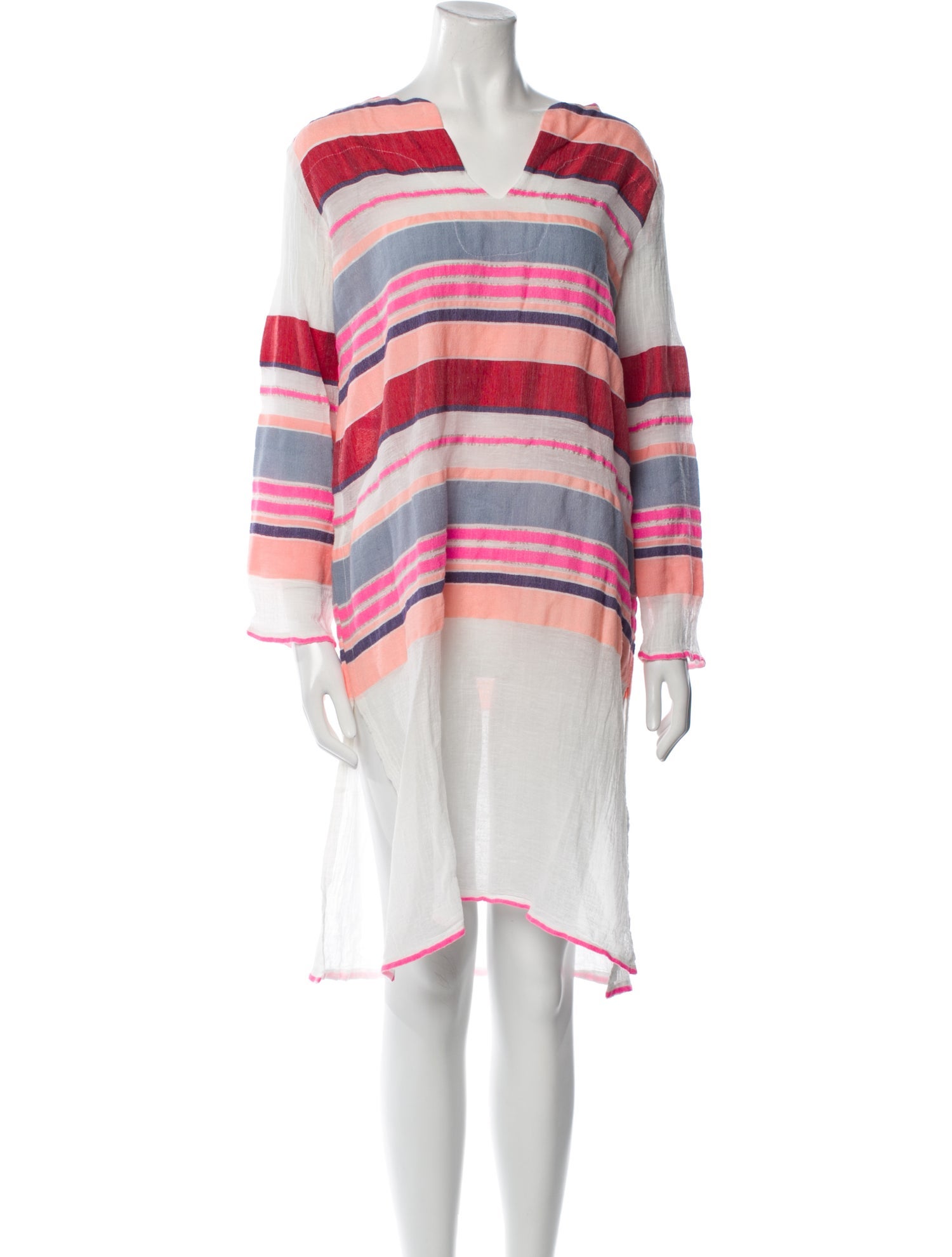 Lemlem Striped Knee-Length Dress