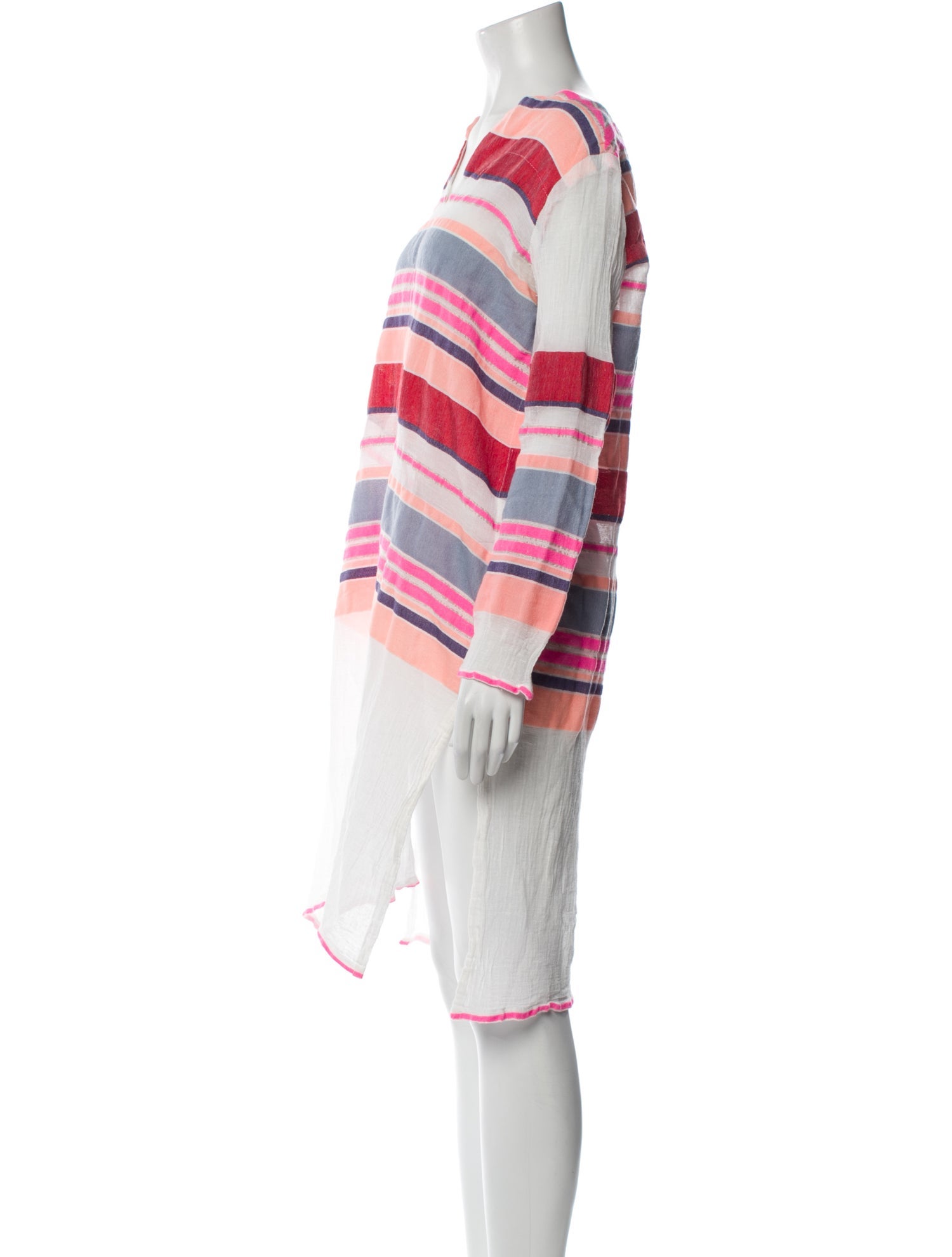 Lemlem Striped Knee-Length Dress