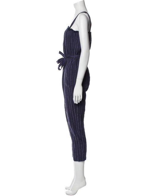 Lemlem Striped Square Neckline Jumpsuit