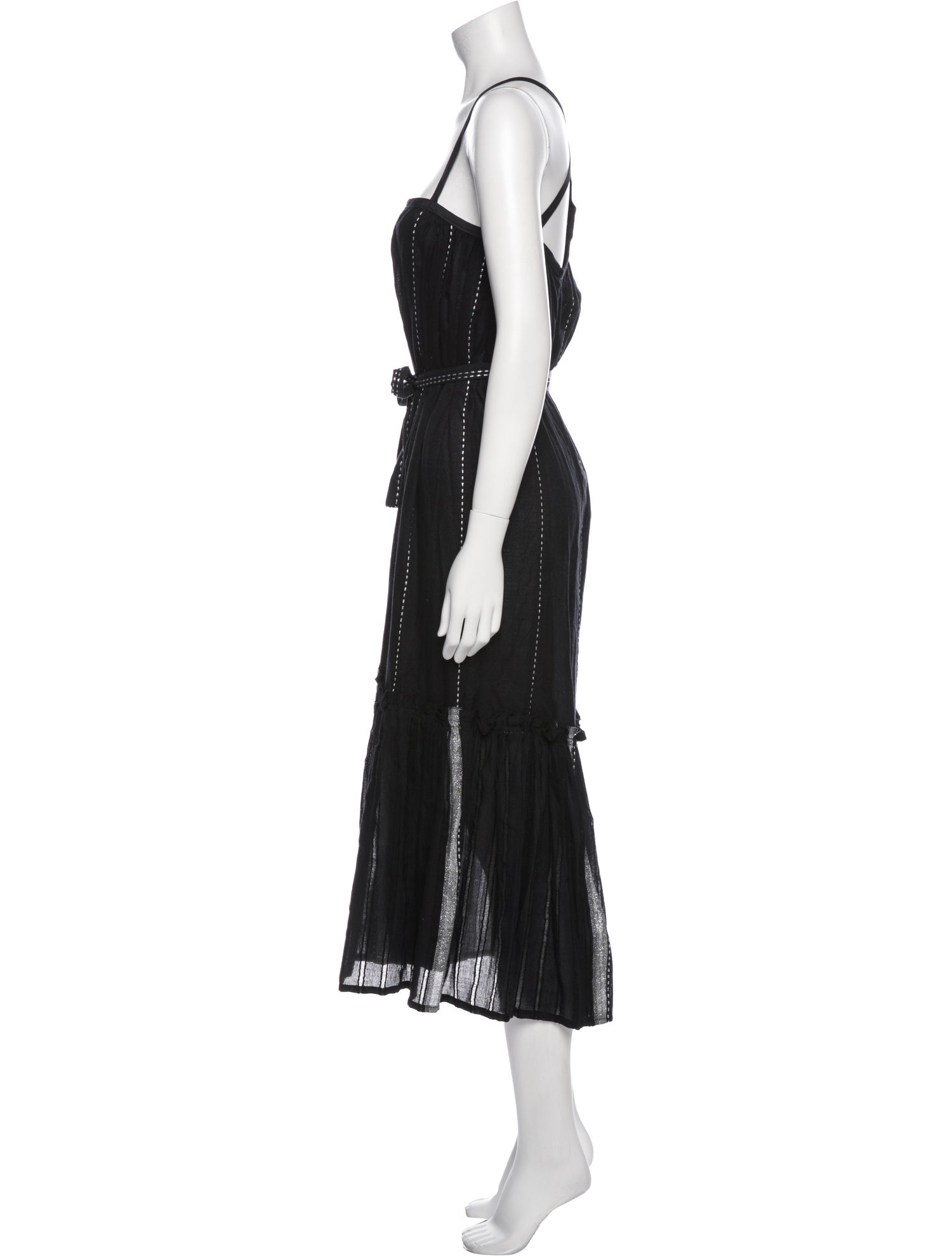 Lemlem Square Neckline Long Dress