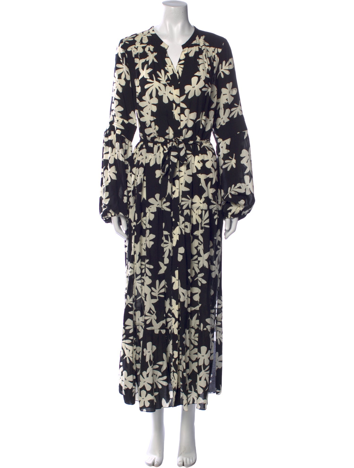 Lemlem Floral Print Long Dress