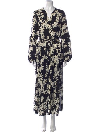 Lemlem Floral Print Long Dress