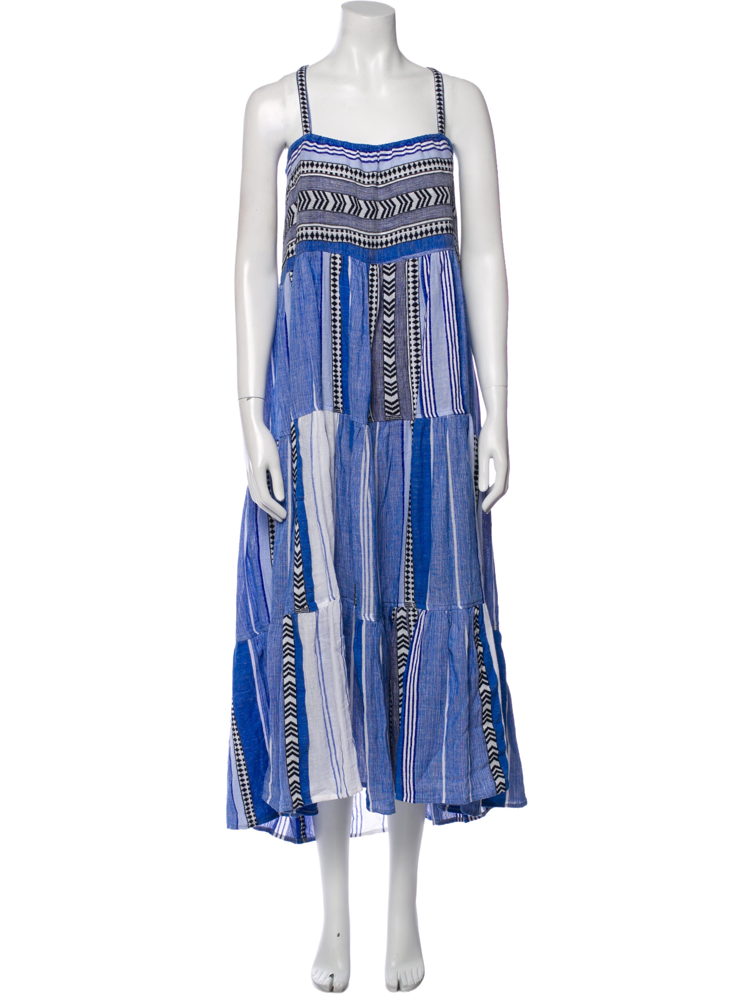 Lemlem Striped Midi Length Dress w/ Tags