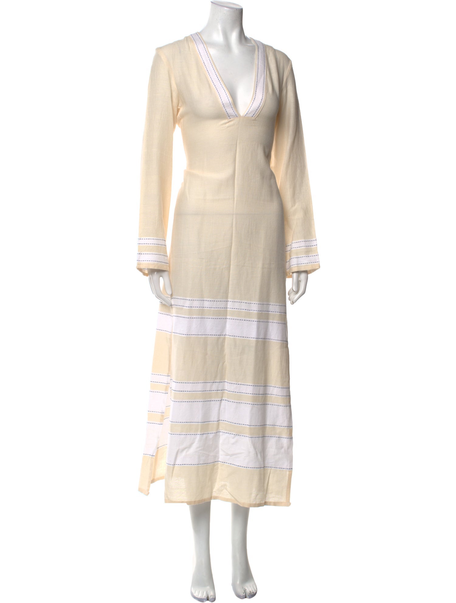 Lemlem V-Neck Long Dress