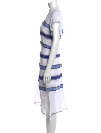 Lemlem Striped Knee-Length Dress