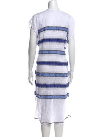 Lemlem Striped Knee-Length Dress
