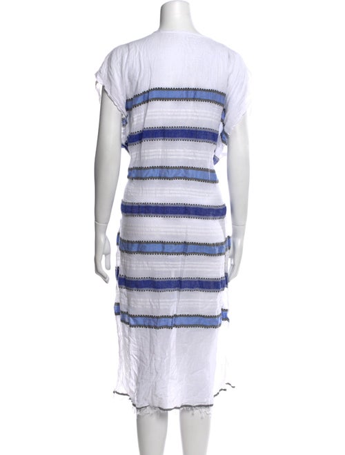 Lemlem Striped Knee-Length Dress