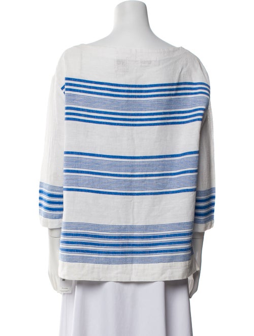 Lemlem Striped Bateau Neckline Top