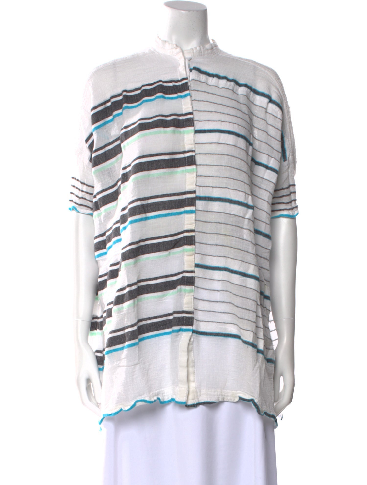Lemlem Striped V-Neck Tunic