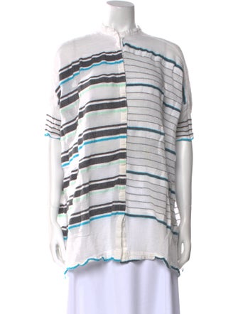 Lemlem Striped V-Neck Tunic