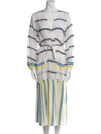 Lemlem Striped Midi Length Dress