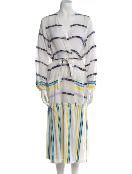 Lemlem Striped Midi Length Dress