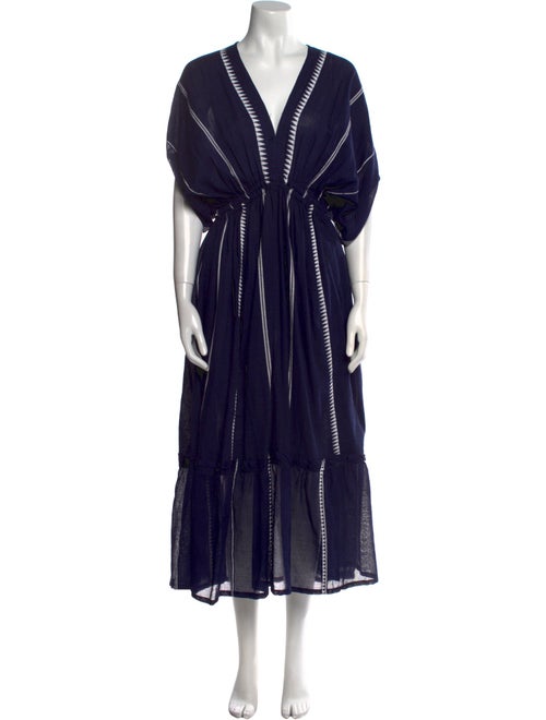 Lemlem V-Neck Long Dress