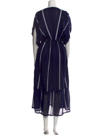 Lemlem V-Neck Long Dress