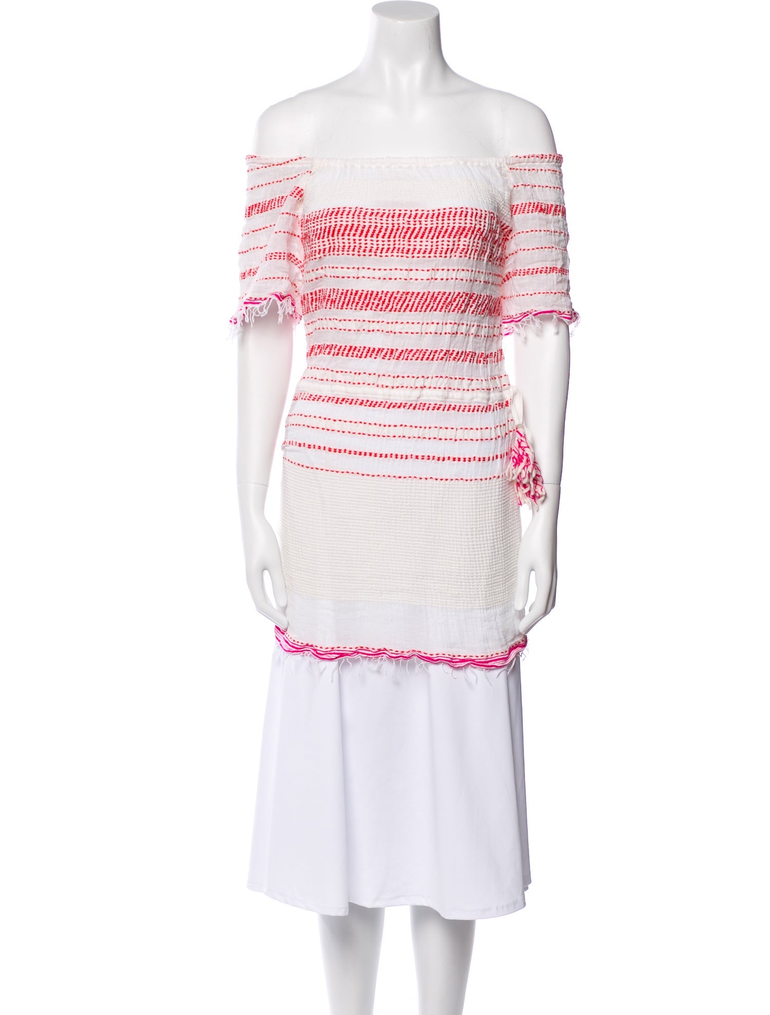 Lemlem Printed Off-The-Shoulder Tunic