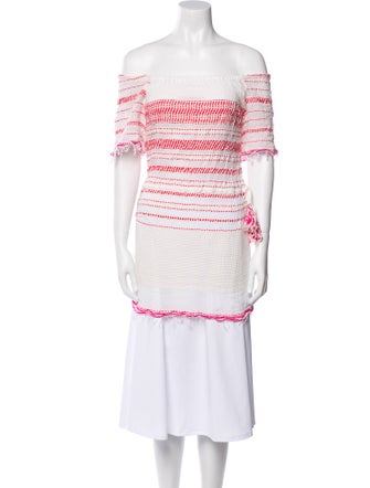 Lemlem Printed Off-The-Shoulder Tunic