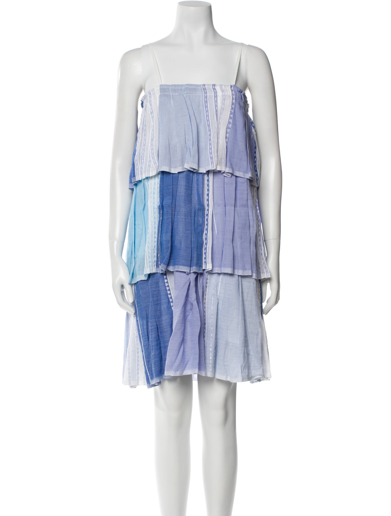 Lemlem Colorblock Pattern Mini Dress