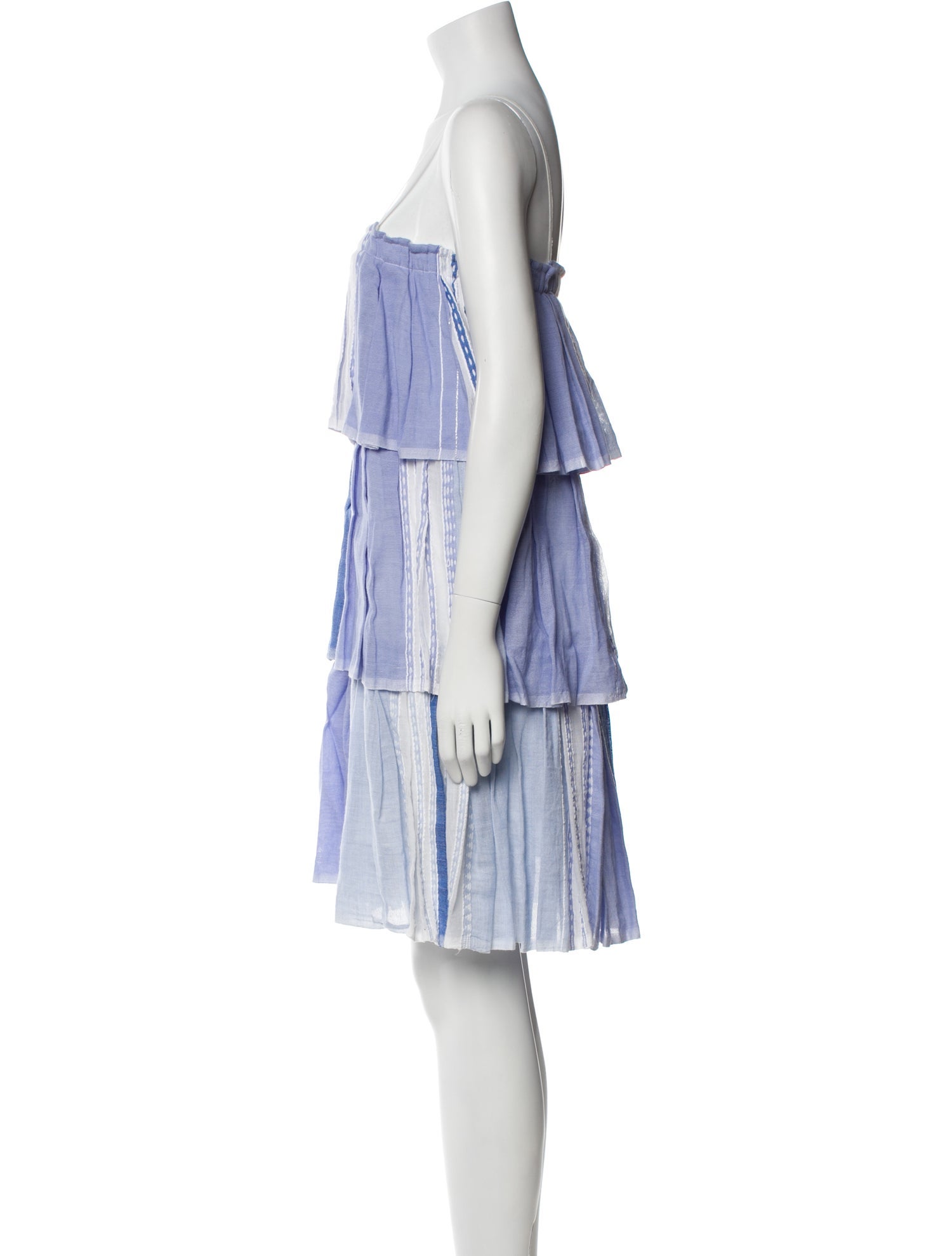 Lemlem Colorblock Pattern Mini Dress