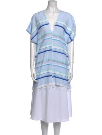Lemlem Striped V-Neck Tunic