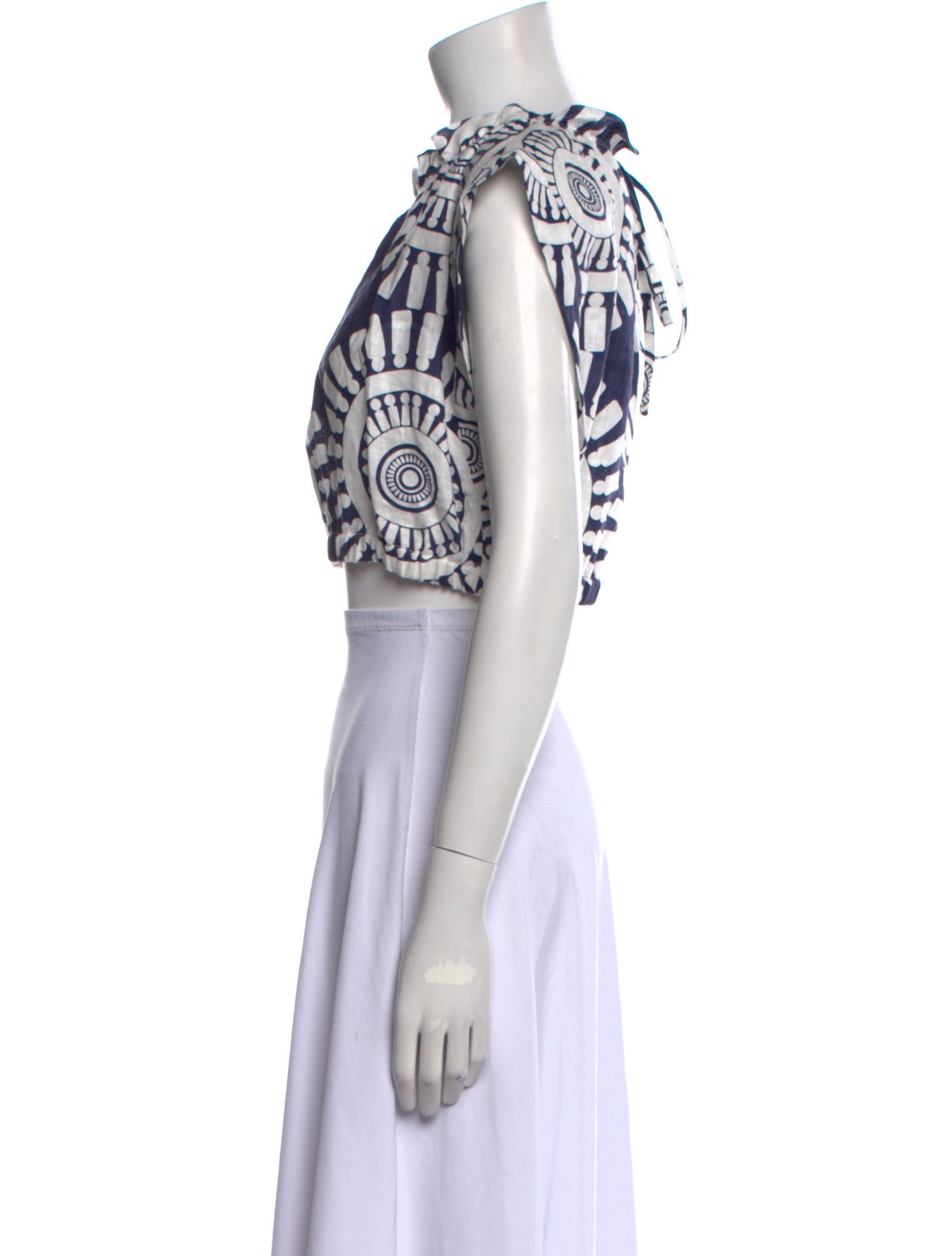 Lemlem Linen Printed Crop Top w/ Tags