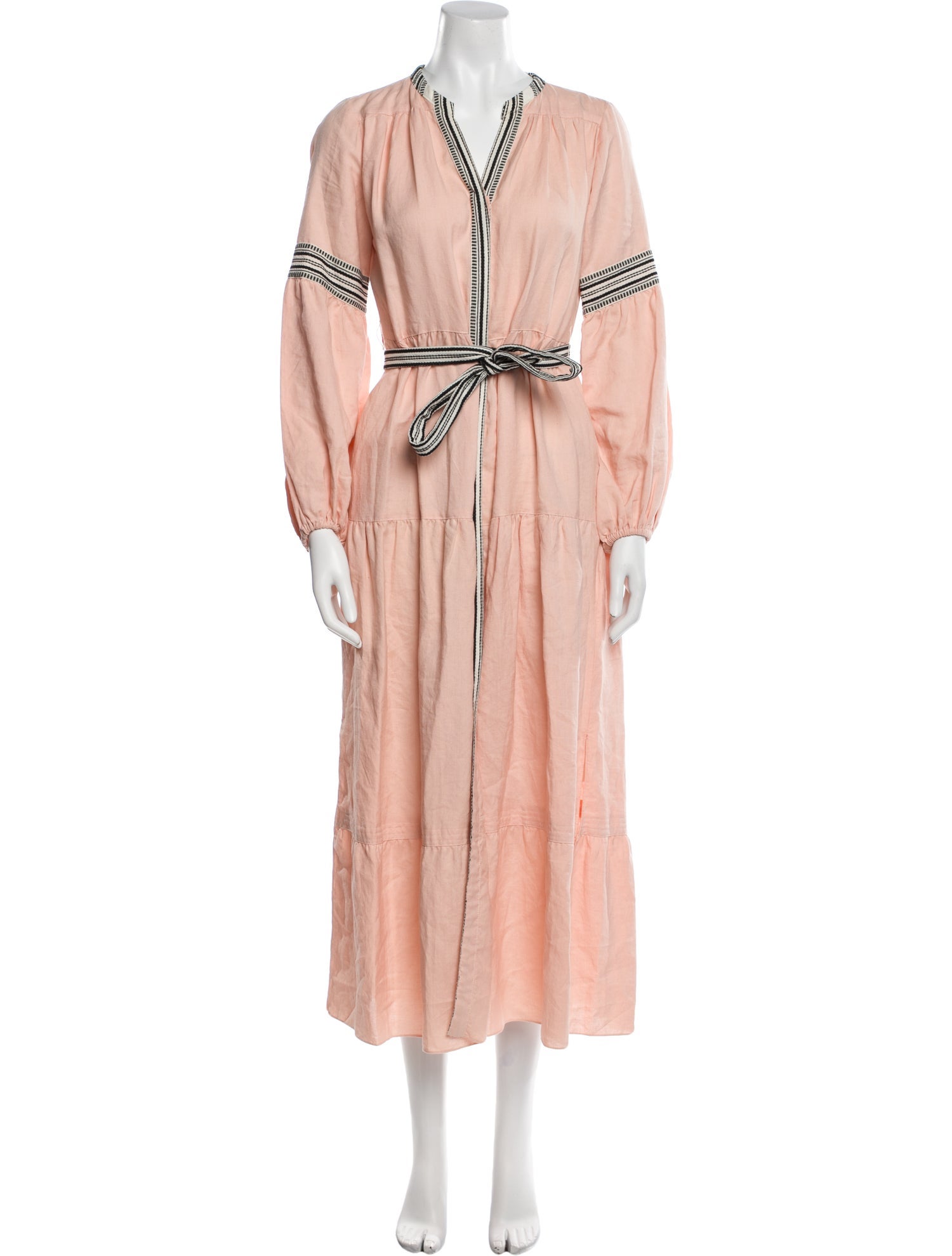 Lemlem V-Neck Long Dress