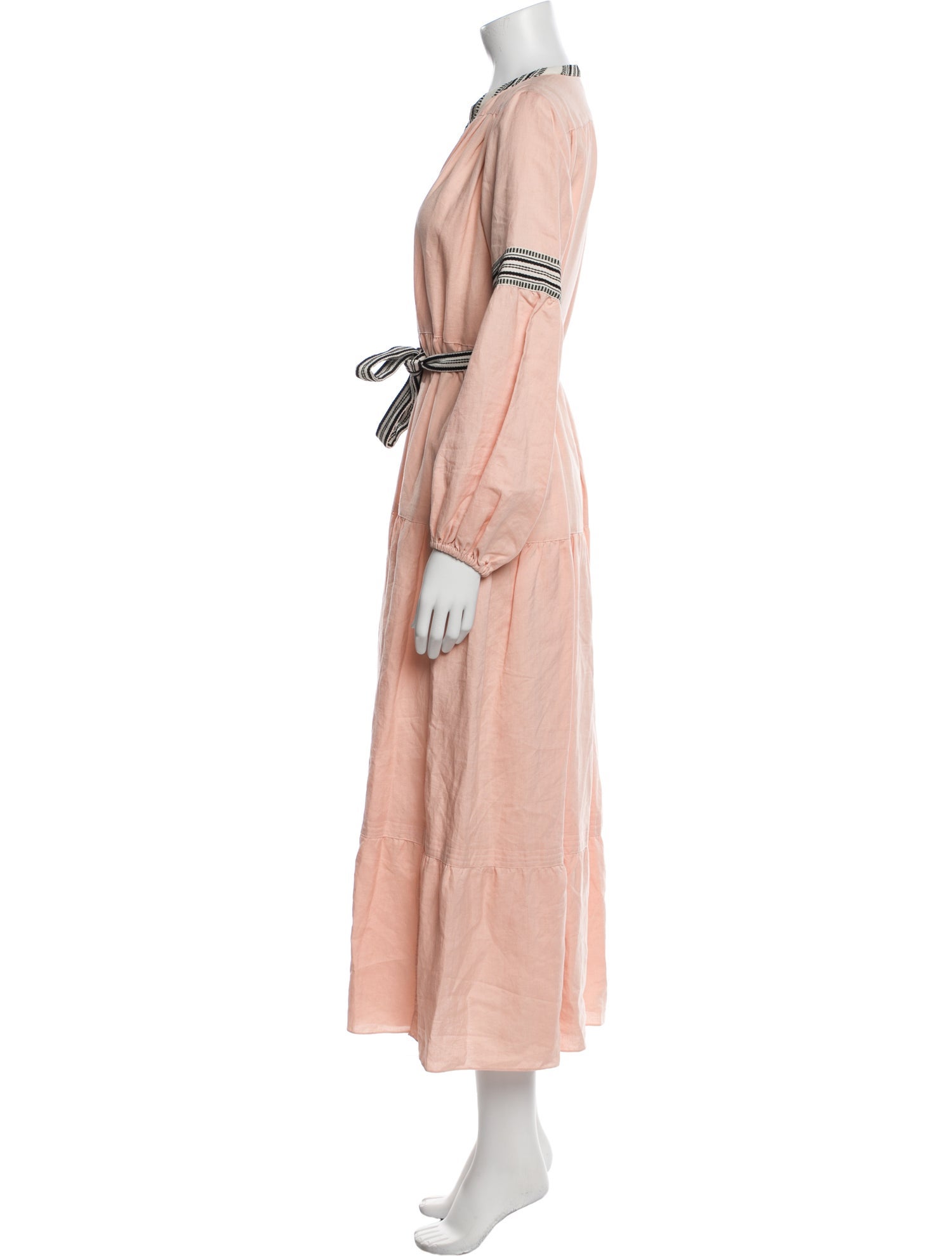 Lemlem V-Neck Long Dress