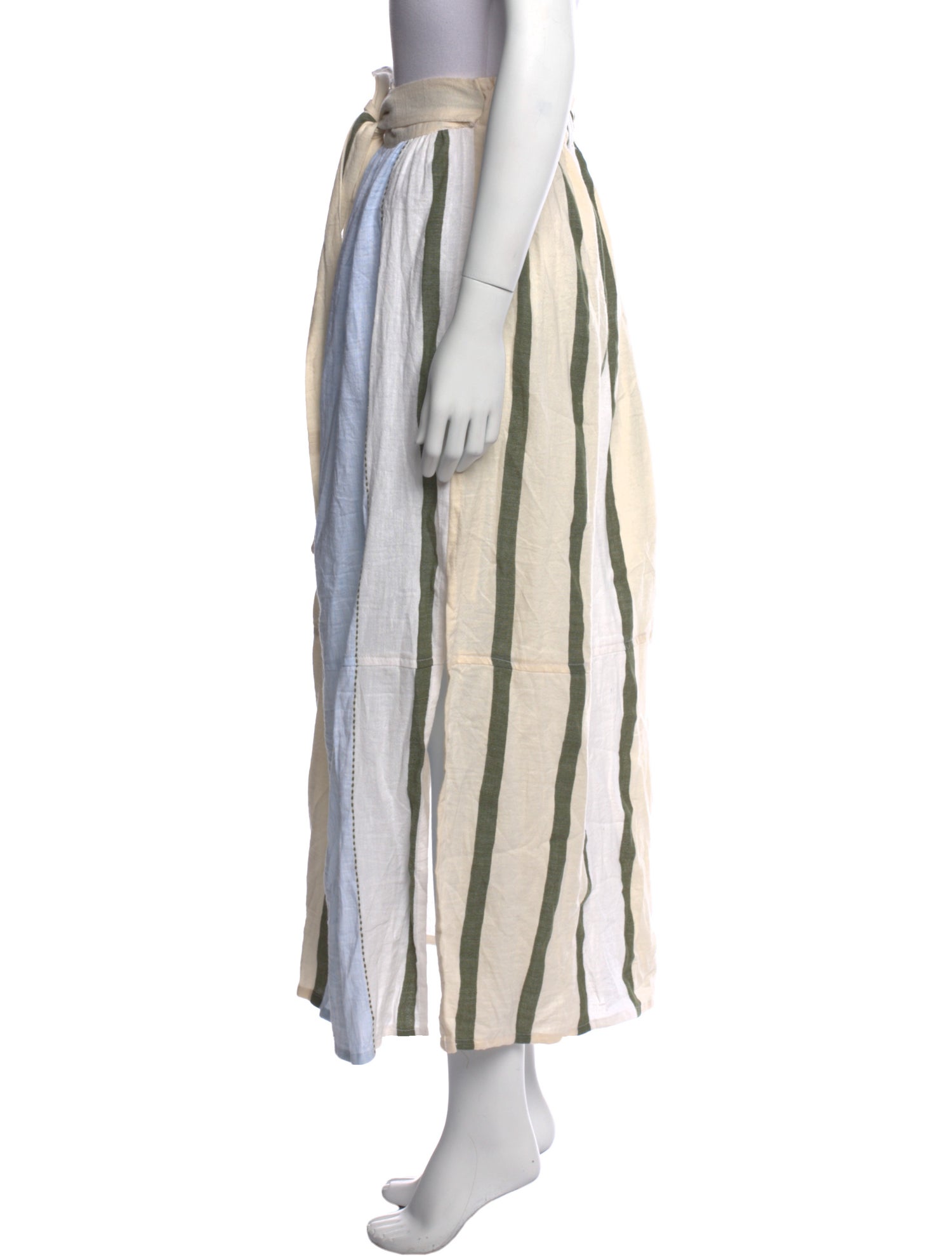 Lemlem Striped Midi Length Skirt