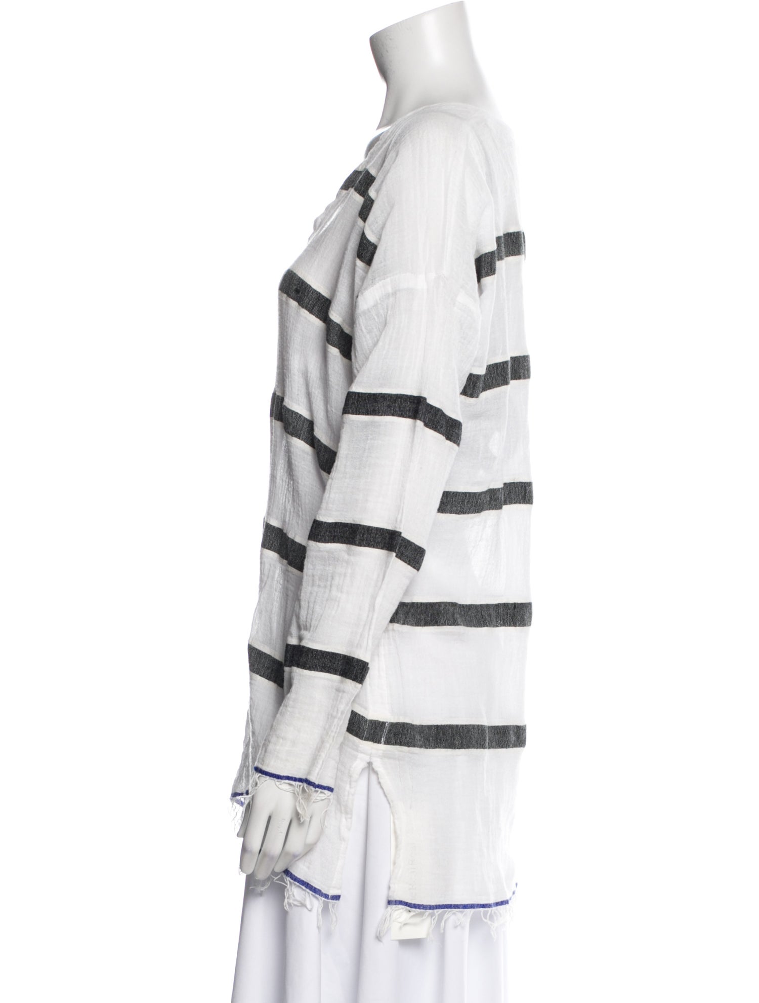 Lemlem Striped V-Neck Tunic