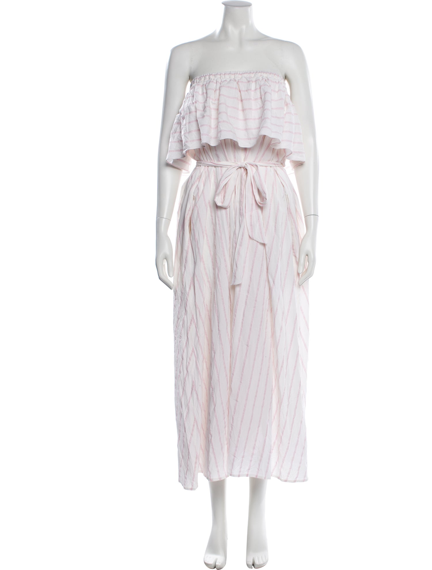 Lemlem Striped Midi Length Dress