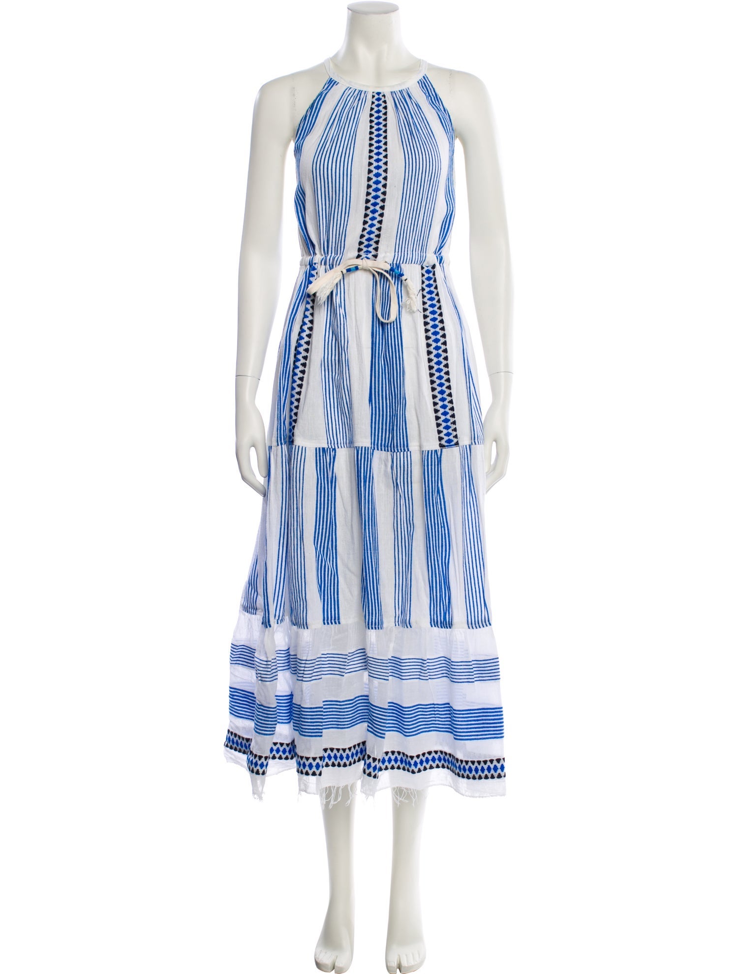 Lemlem Striped Midi Length Dress