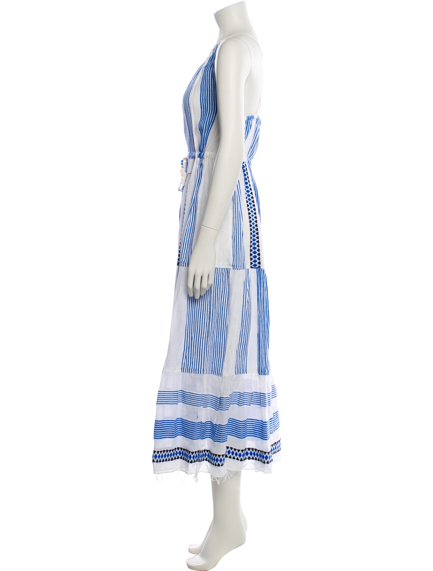 Lemlem Striped Midi Length Dress