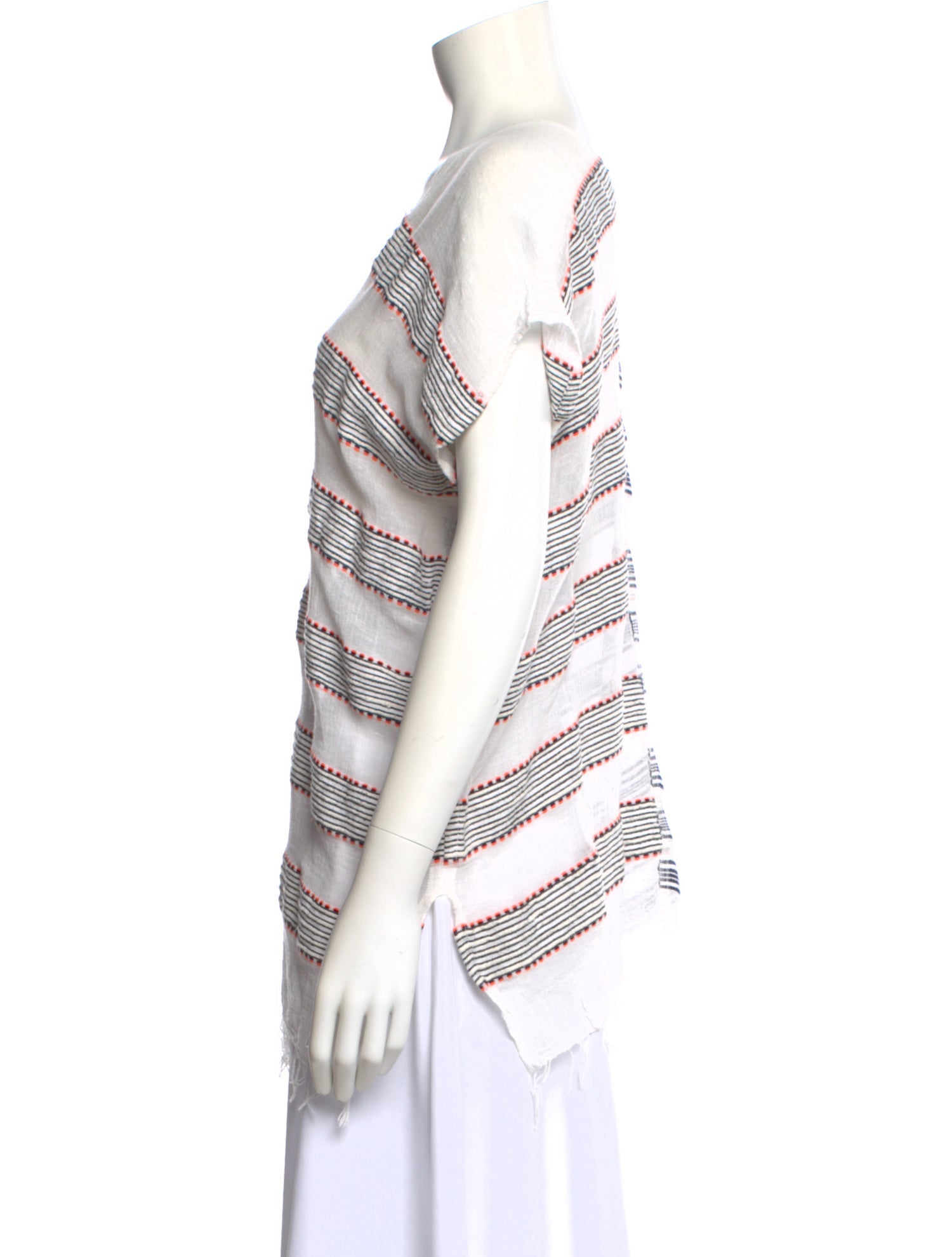 Lemlem Striped V-Neck Tunic