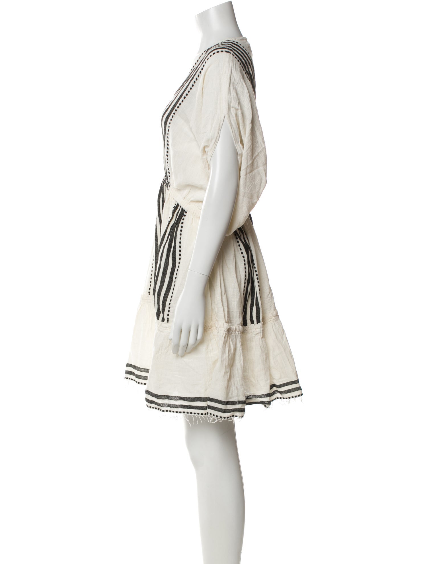 Lemlem V-Neck Mini Dress