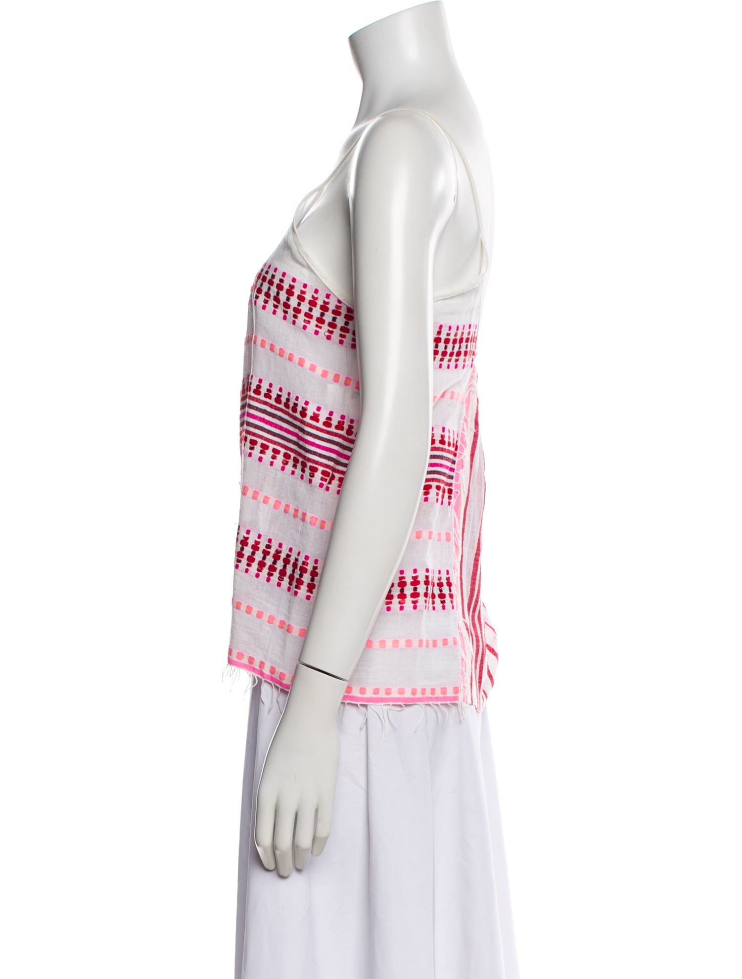 Lemlem Striped Scoop Neck Top