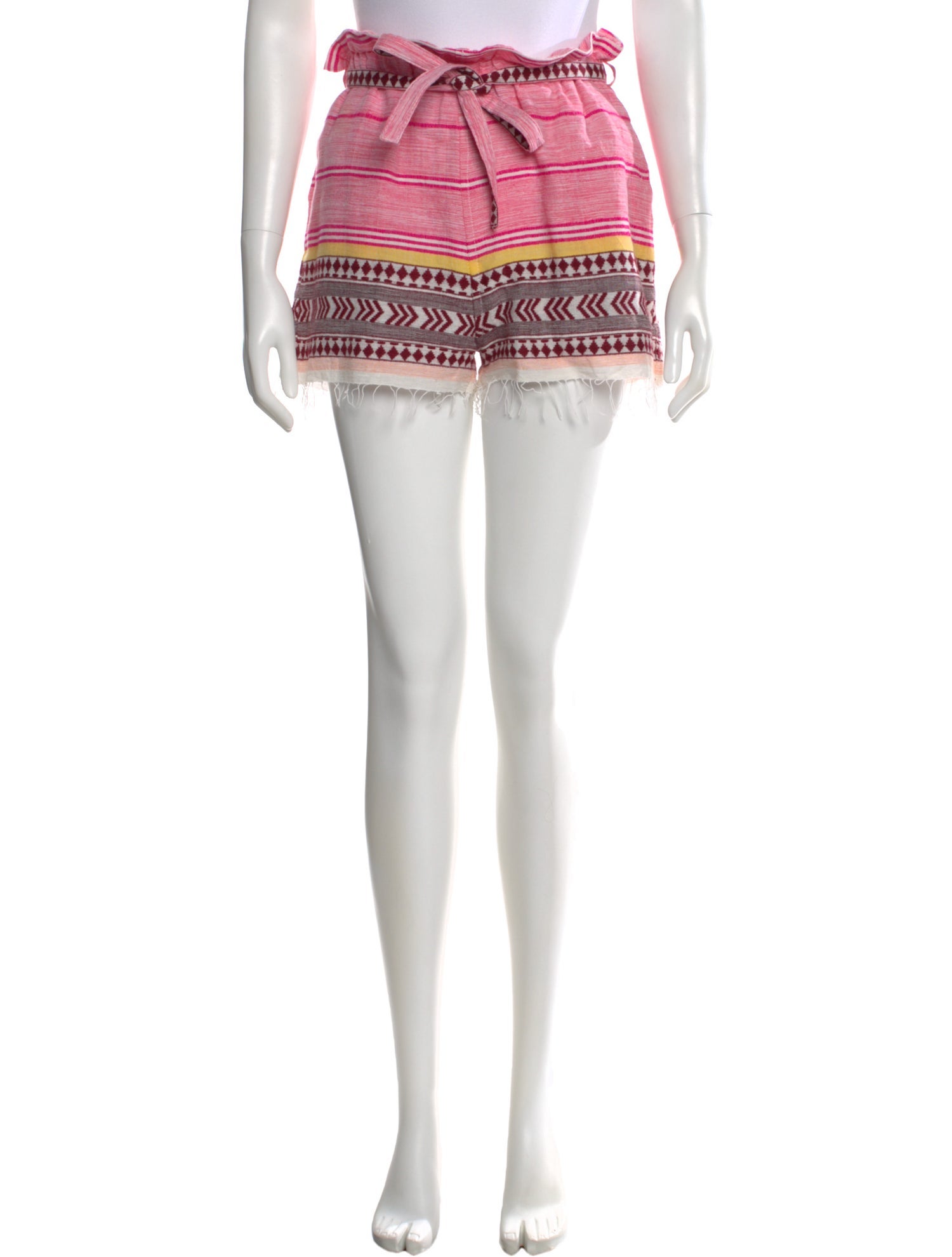 Lemlem Striped Mini Shorts