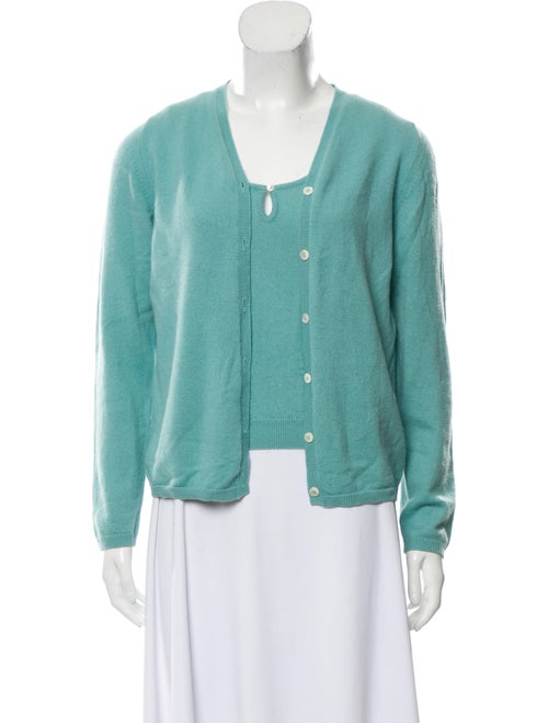 Malo Cashmere Sweater Set Aqua