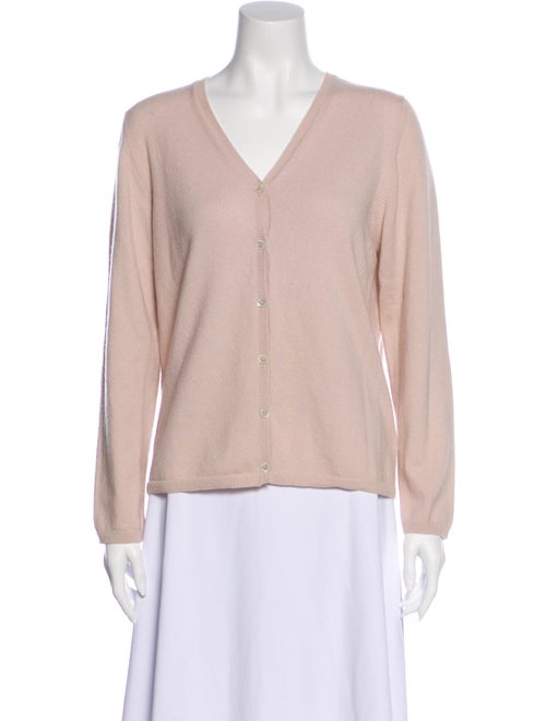 Malo Cashmere V-Neck Sweater Pink