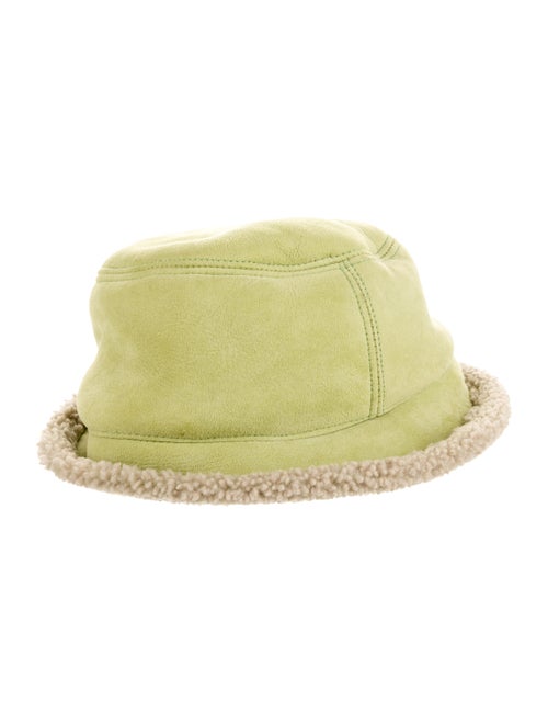 Malo Shearling Bucket Hat Green